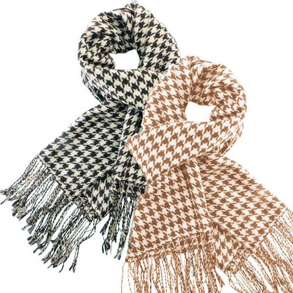 Classic Houndstooth Scarf