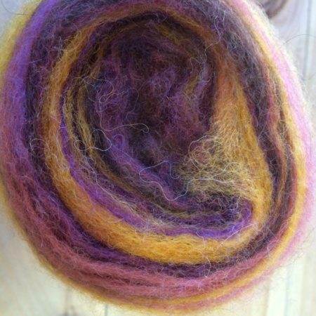 Premium Cria Hand Dyed Autumn Roving