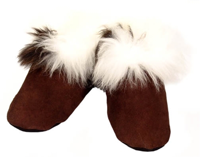 Hand Sewn Suede Leather Slippers