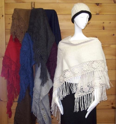 Triangle Alpaca Shawls