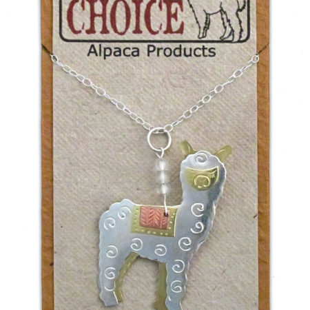 Whimsical Alpaca Necklace