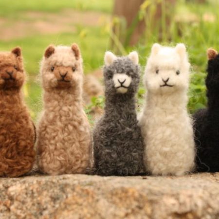 Hand Made Baby Alpaca Ornaments