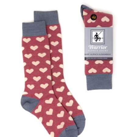Heart Baby Alpaca & Bamboo Socks