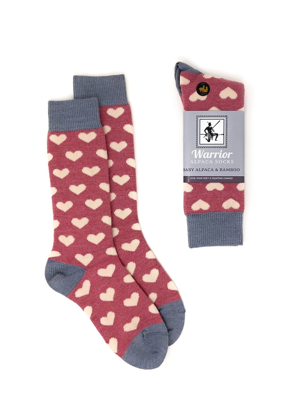 Heart Baby Alpaca & Bamboo Socks
